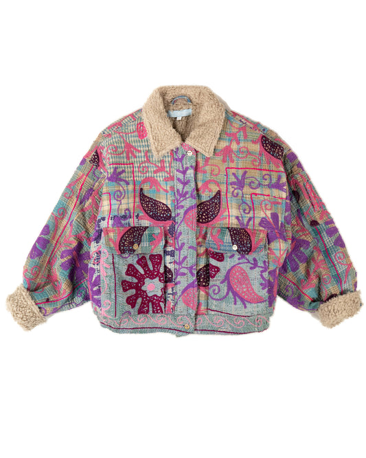 L'ÎLE BLEUE - BLOUSON JIM FOURRÉ SUZANI COULEUR 7