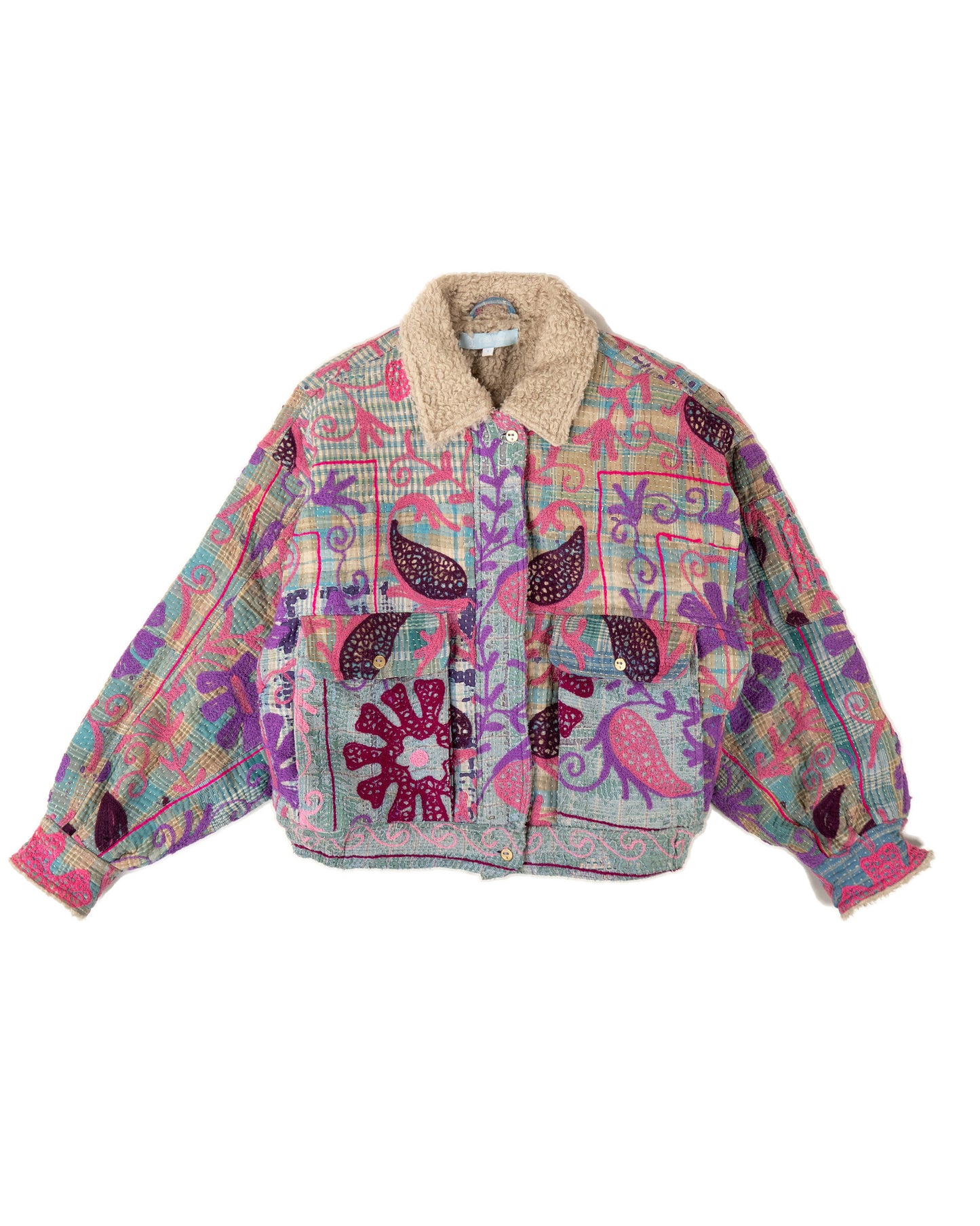 L'ÎLE BLEUE - BLOUSON JIM FOURRÉ SUZANI COULEUR 7