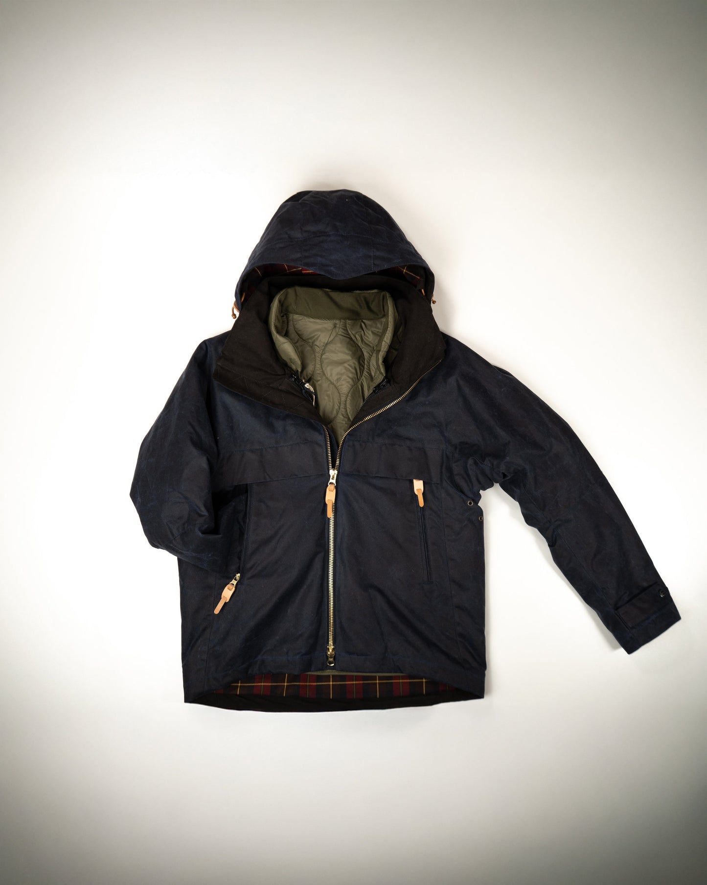 MANIFATTURA CECCARELLI - PARKA TREKKING NAVY avec doublure