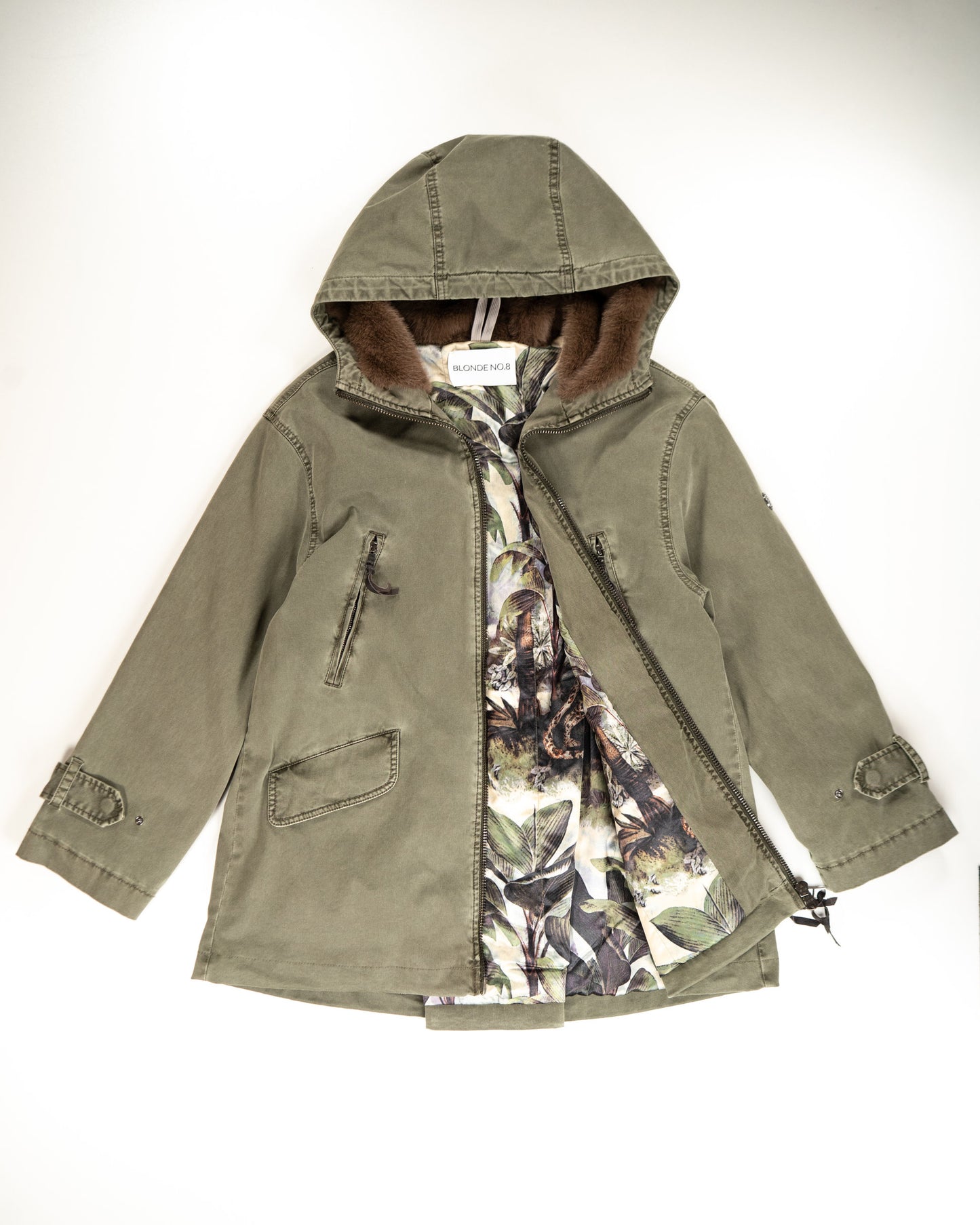 BLONDE N°8 - PARKA KAKI CAROL