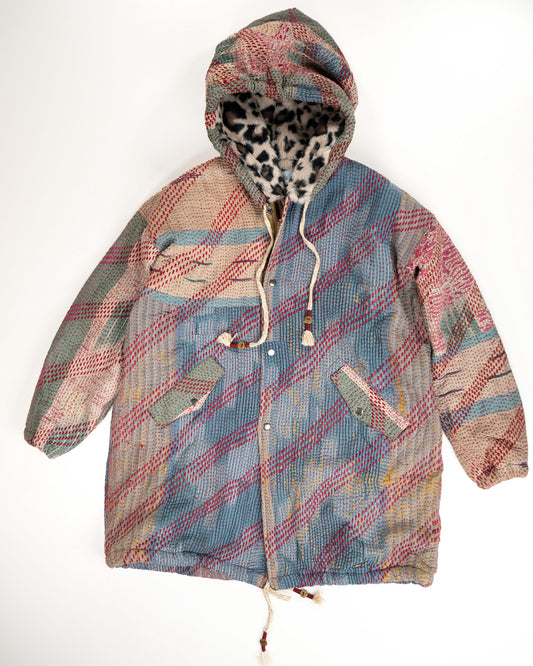 THE BLUE ISLAND - LEOPARD FUR COAT IN KANTHA FUR COLOR 1