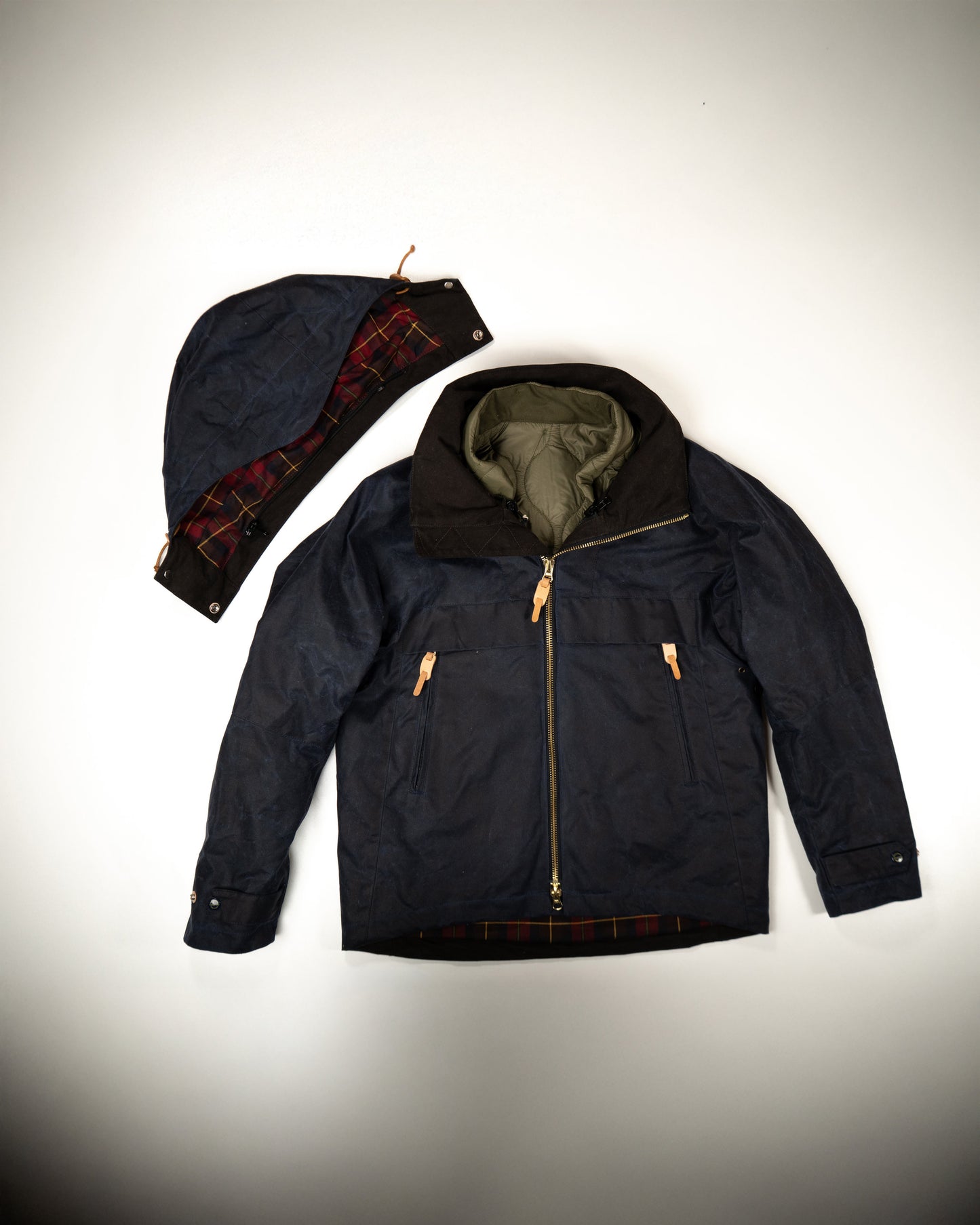 MANIFATTURA CECCARELLI - PARKA TREKKING NAVY avec doublure