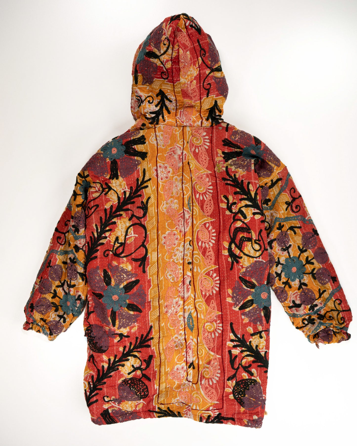 THE BLUE ISLAND - SUZANI NATURAL FUR-LINED COAT COLOR 2