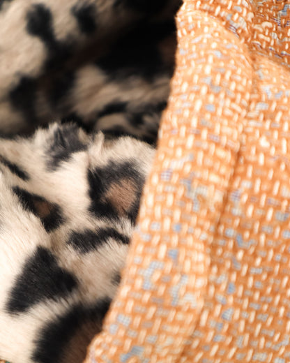 THE BLUE ISLAND - LEOPARD FUR-LINED COAT COLOR 6