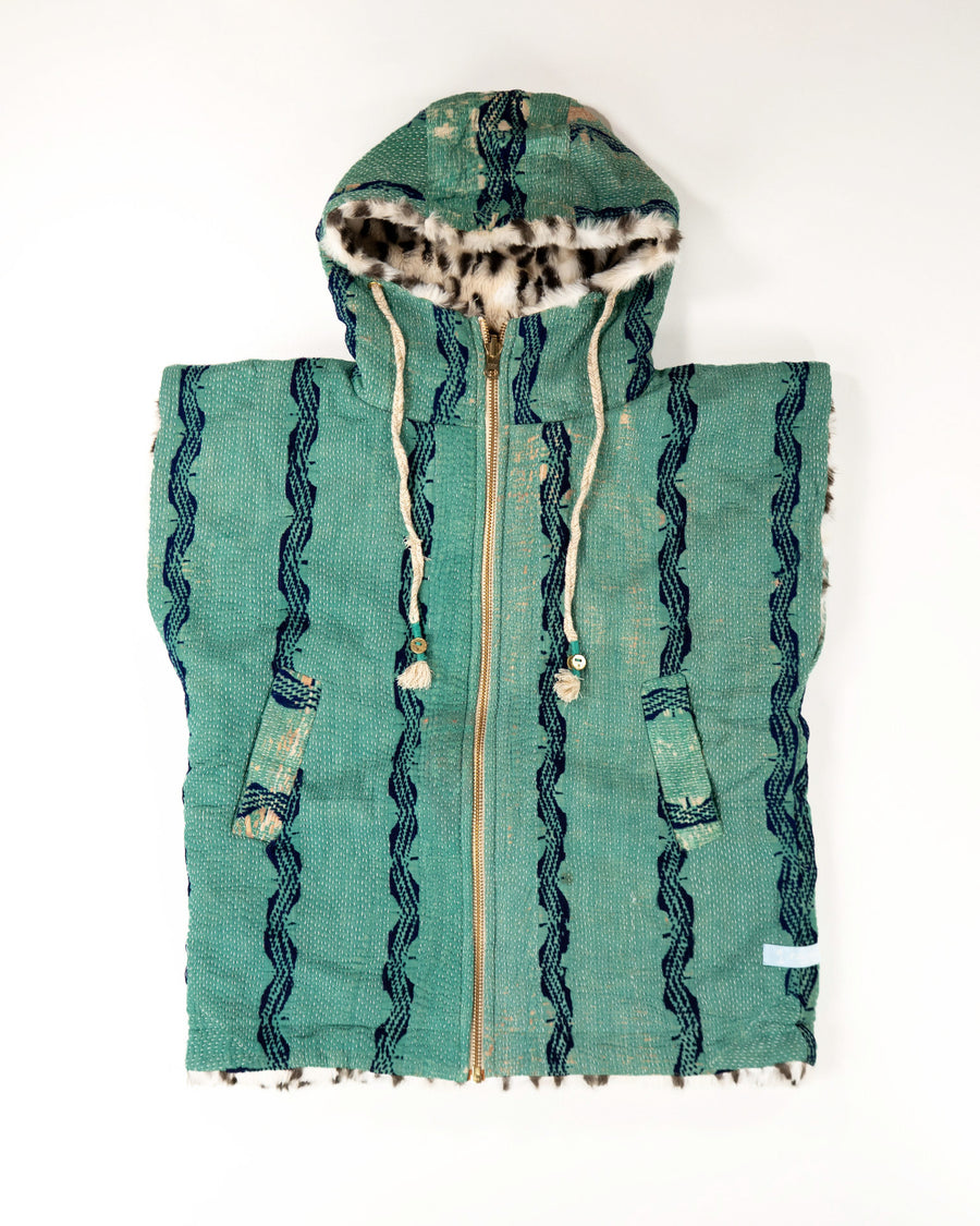 THE BLUE ISLAND - SLEEVELESS HOODIE