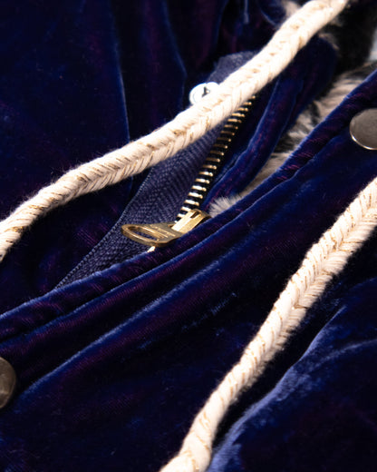 L'ÎLE BLEUE - MANTEAU MEENU FOURRÉ LEOPARD EN VELOURS 11