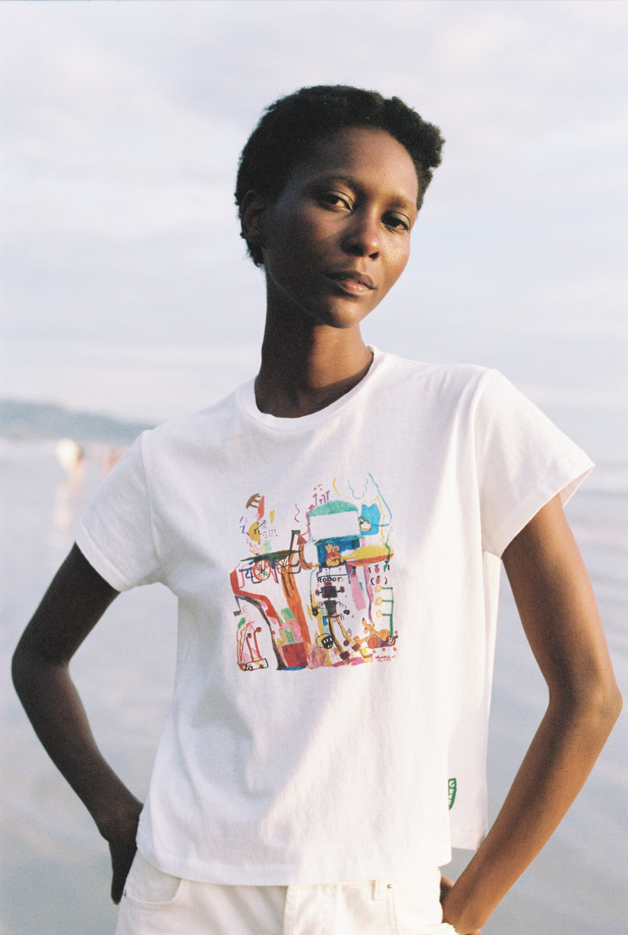 G.KERO - T-SHIRT MARLOW MUMMY MULTICOLORE