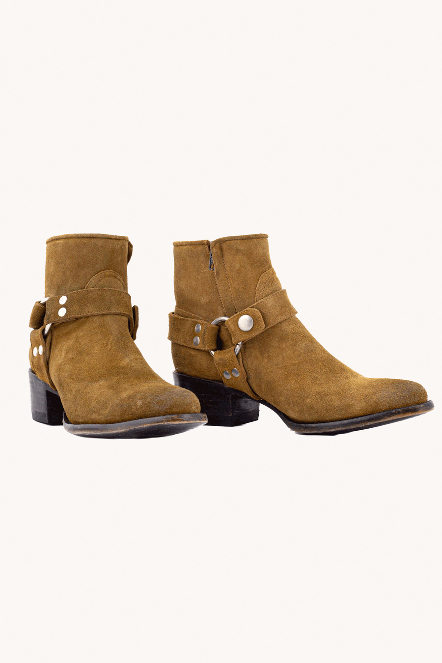 MEXICANA - BOOTS DE MOTO AVEC BOUCLE SANTANA 6 BROWN