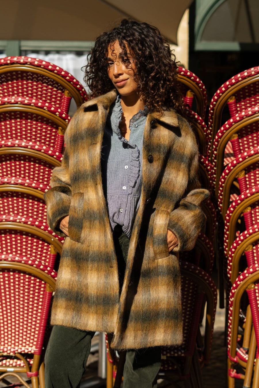 Manteau femme Trench & Coat Tulipier coloris brûlé, vue principale