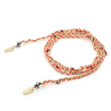 MARIE LAURE CHAMOREL - Necklace N.182 Yellow Gold Coral