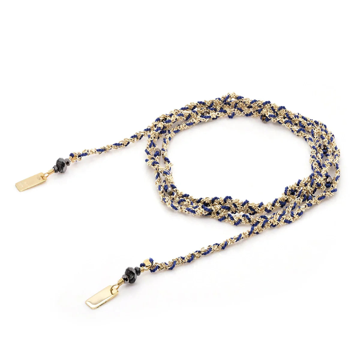 MARIE LAURE CHAMOREL - Collier N.182 Or Jaune Navy