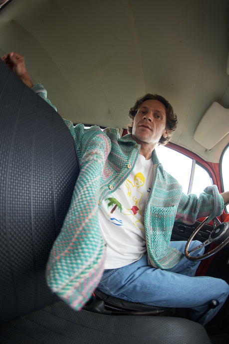 VESTE HOMME EN KANTHA GALICHA