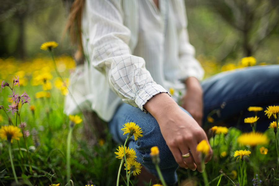 L'ÎLE BLEUE - Blouse Femme Lilyane en soie