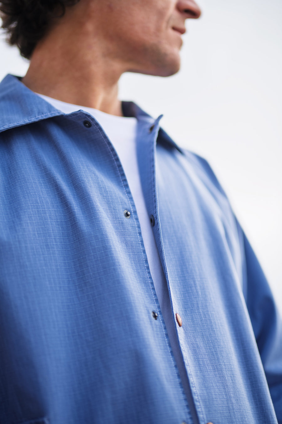 VESTE HOMME RIPSTOP BLEUE "INDACO"
