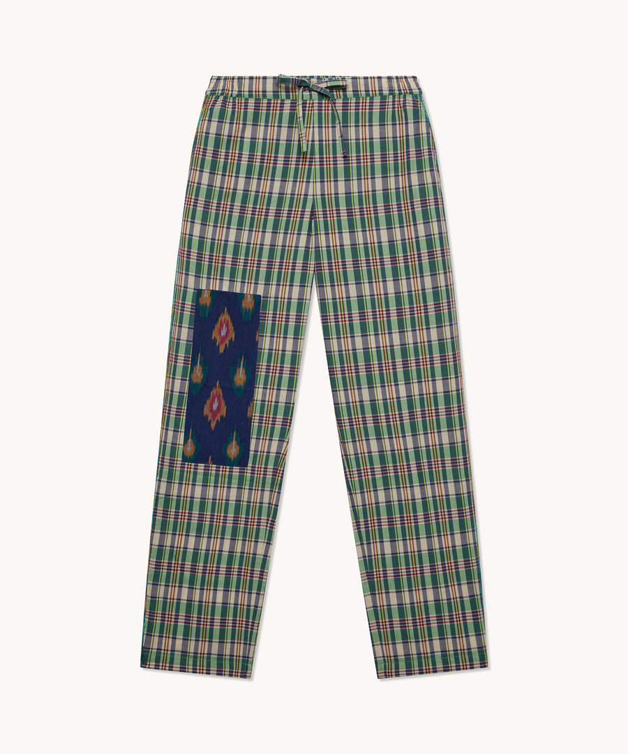 L'ÎLE BLEUE - PANTALON NEW BOUBOU HOMME MAURICE VERT COURT