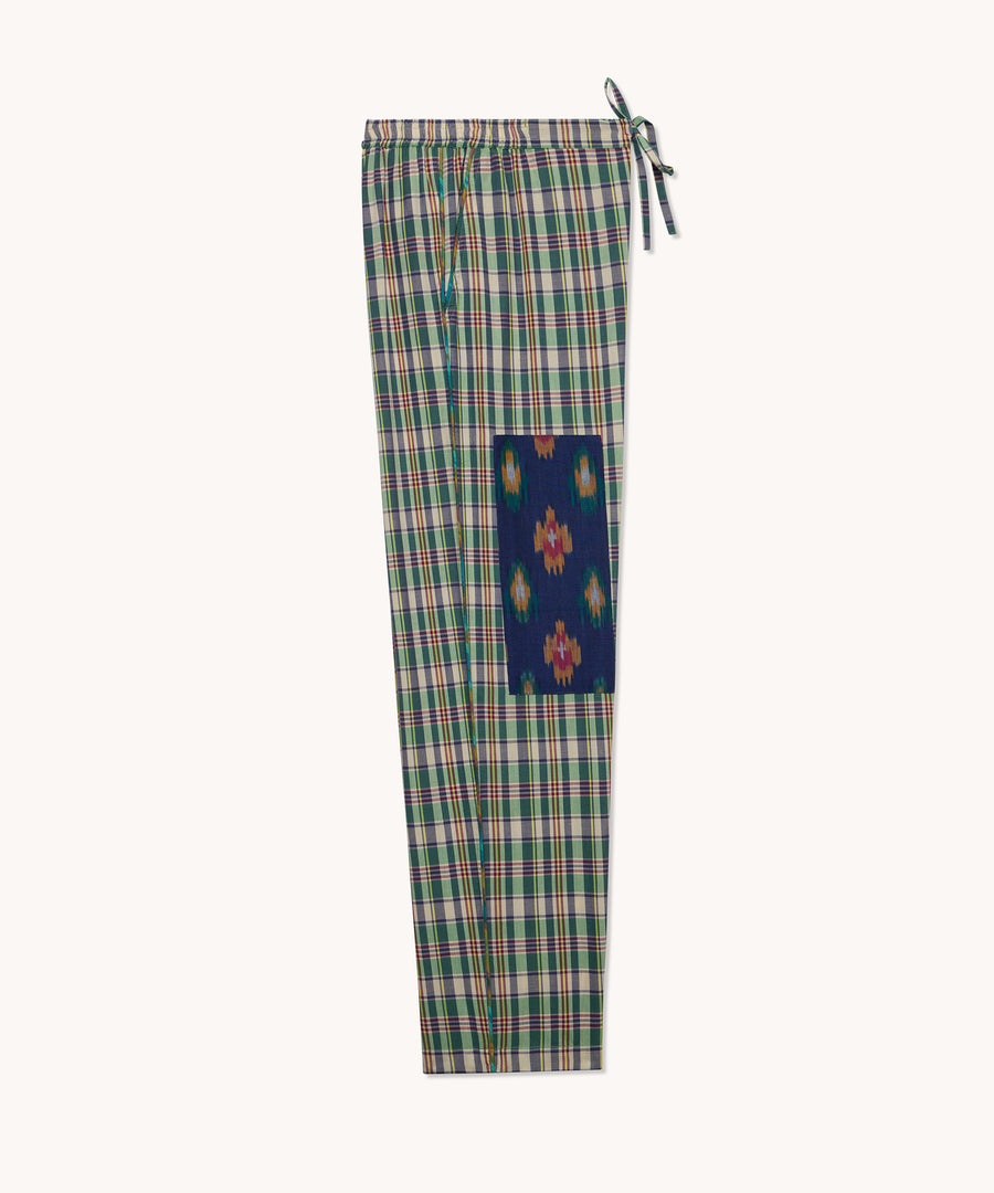L'ÎLE BLEUE - PANTALON NEW BOUBOU MAURICE HOMME VERT LONG