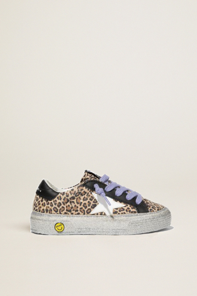 GOLDEN GOOSE - May Leopard Glitter 