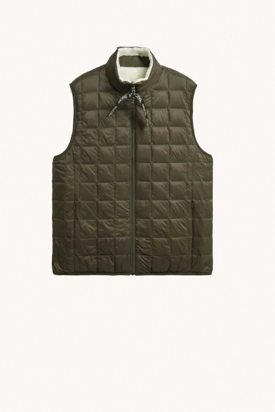 TAION - Reversible Boa Vest Jacket