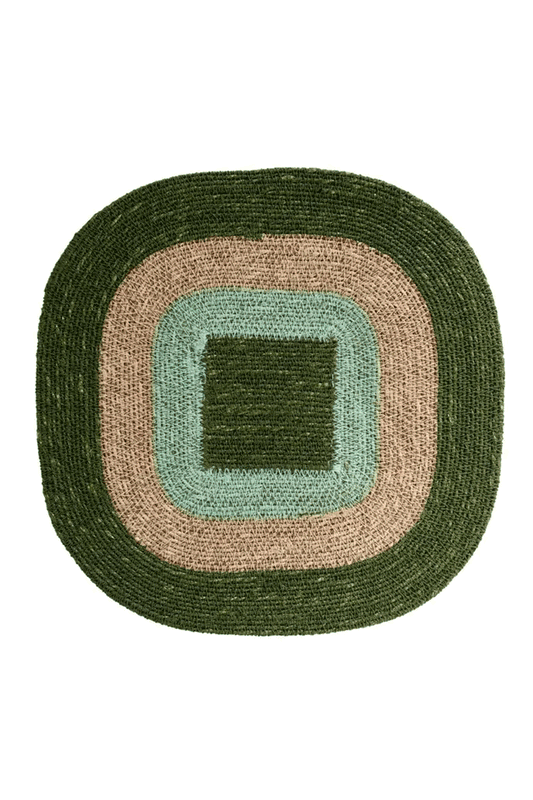 BONHEUR DU JOUR - SET DE TABLE VERT NUDE