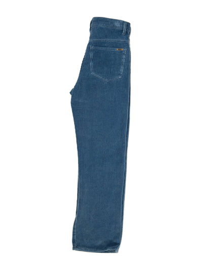 ACQUAVERDE - PANTALON ANOUCK CÔTELÉ COULEUR INDIGO