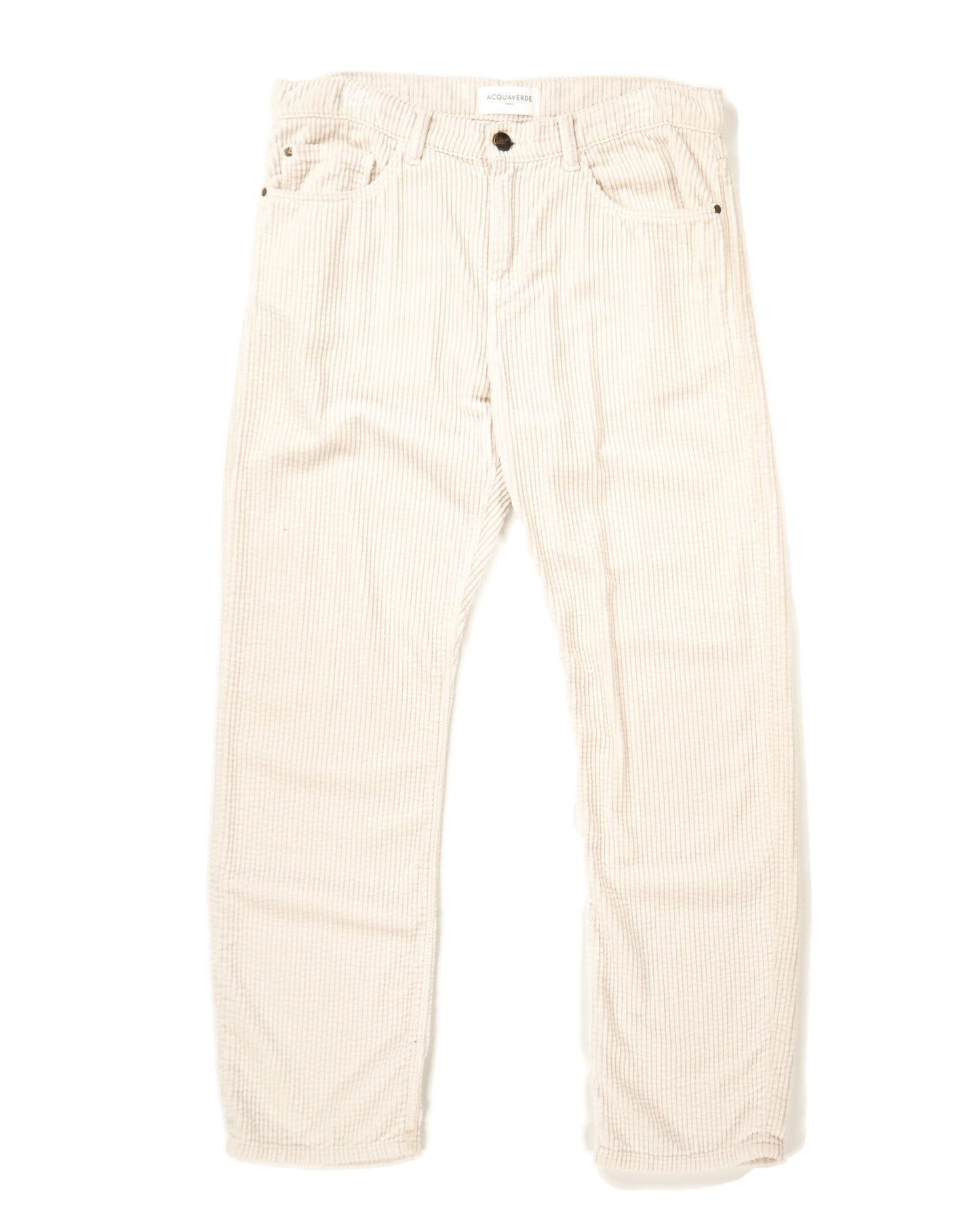 ACQUAVERDE - PANTALON NEW NILS CÔTELÉ CRÈME