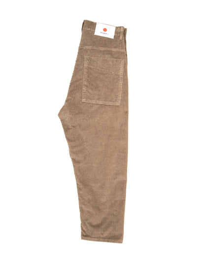 WOODEN - PANTALON CÔTELÉ MARRON