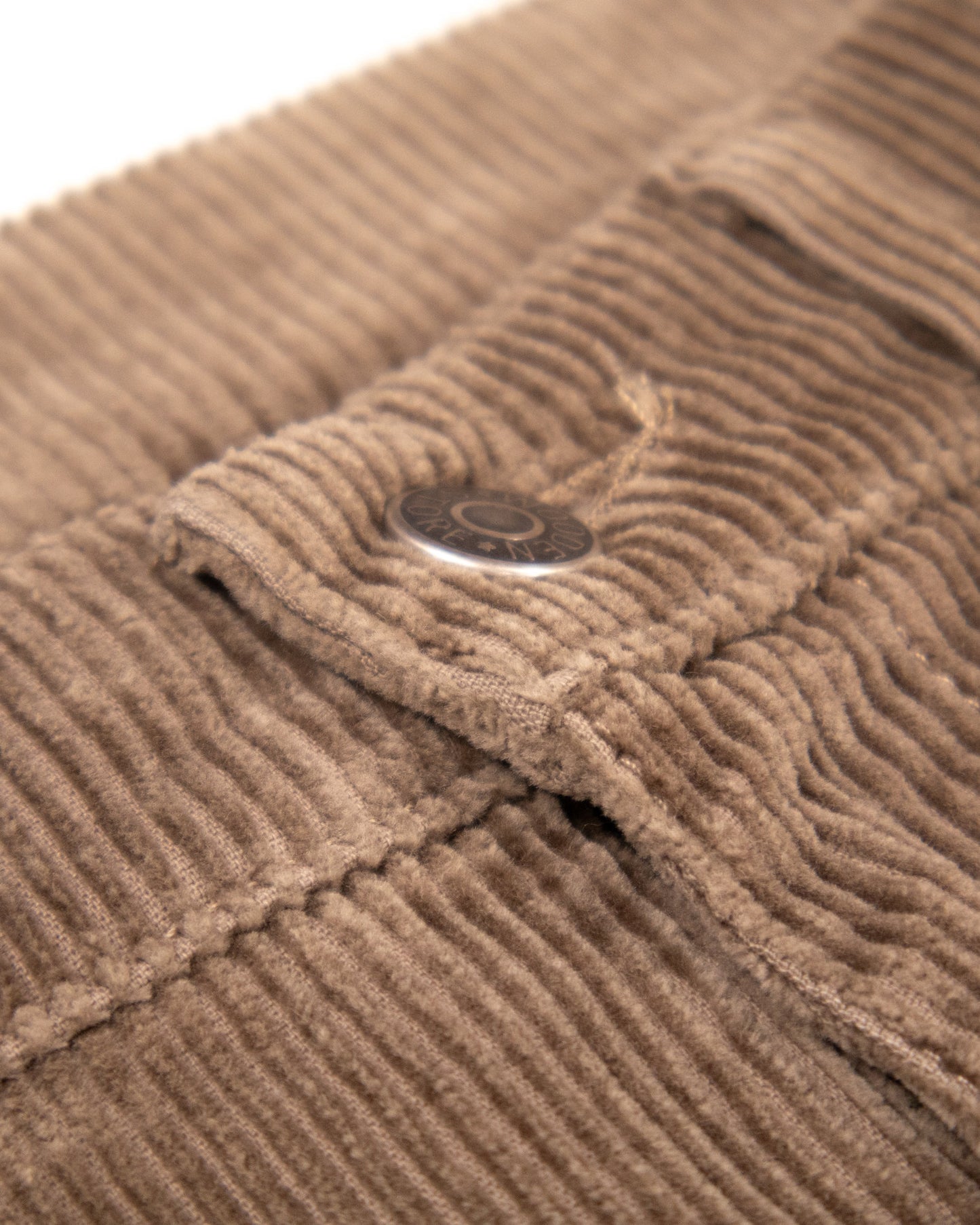 WOODEN - PANTALON CÔTELÉ MARRON