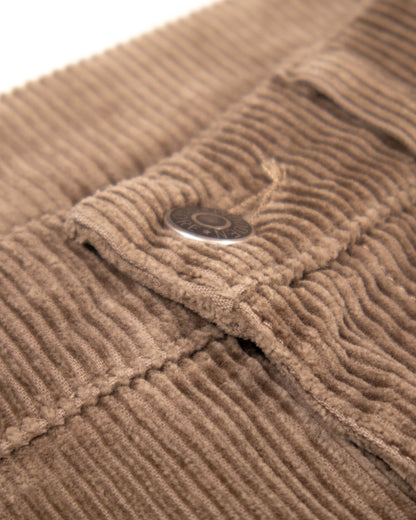 WOODEN - PANTALON CÔTELÉ MARRON