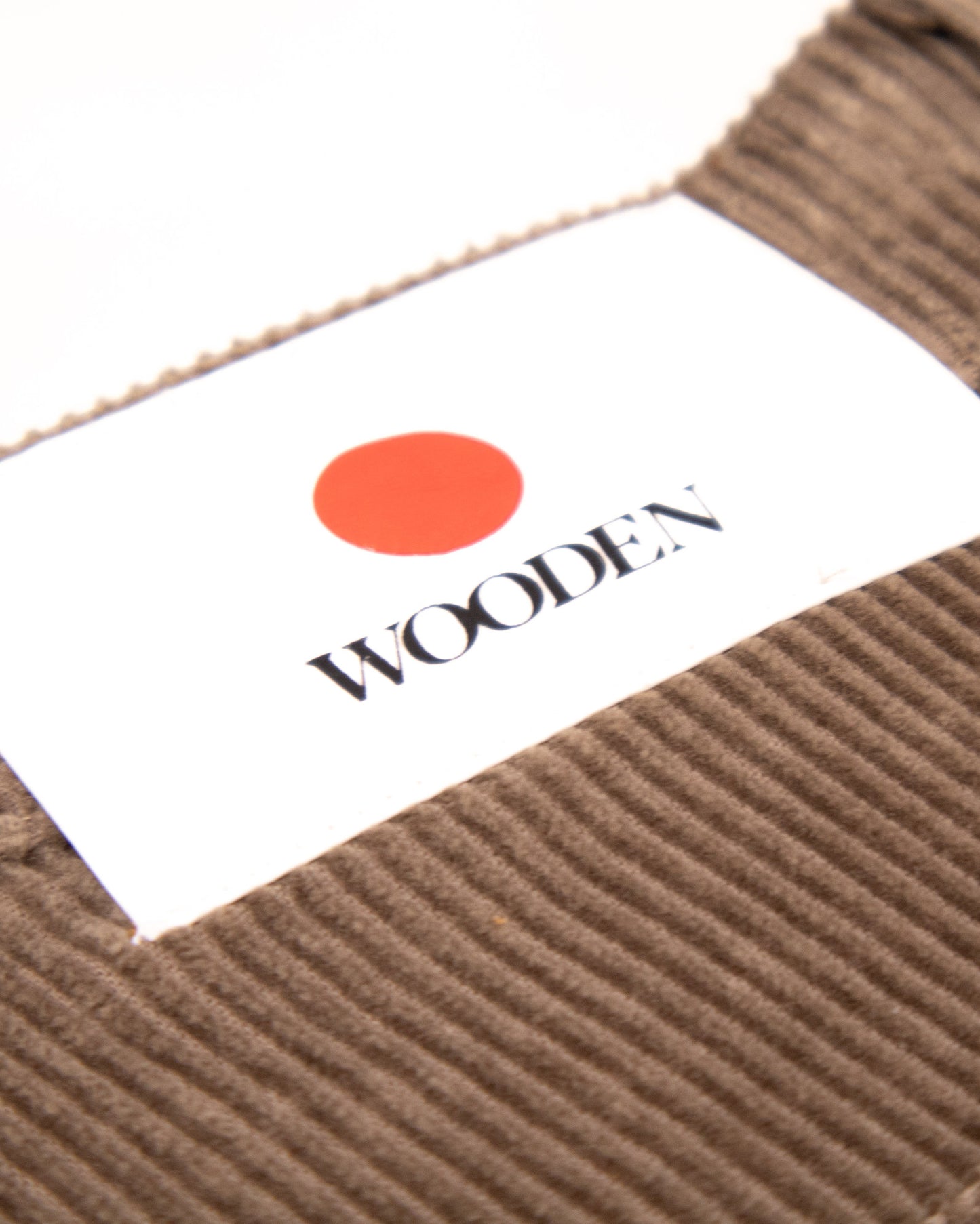 WOODEN - PANTALON CÔTELÉ MARRON