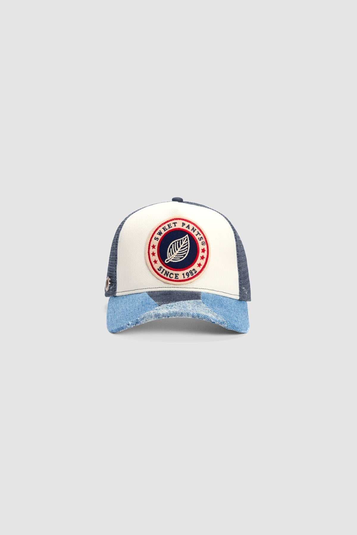 Casquette trucker Sweet Pants Patchwork coloris night, vue principale
