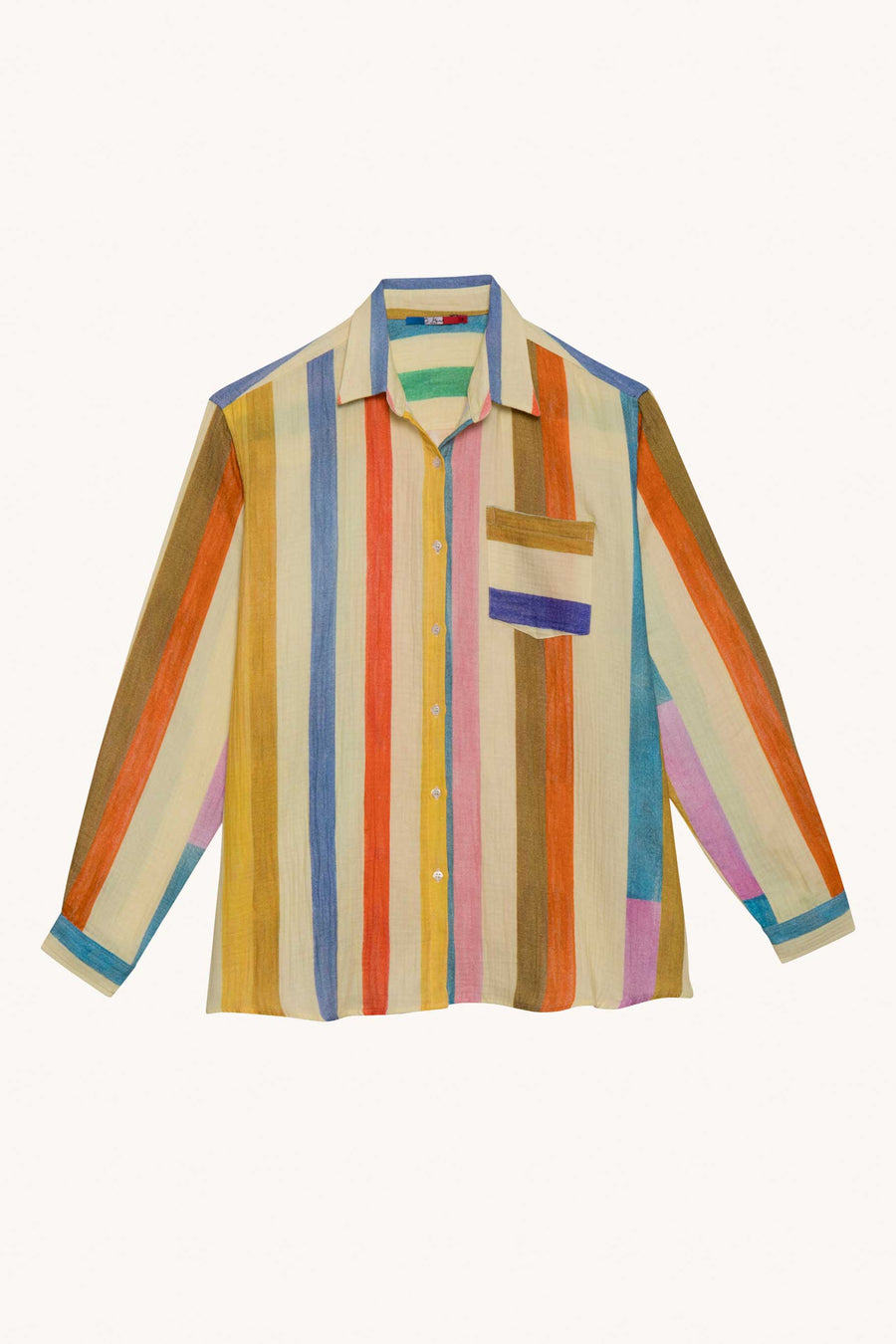 G.KERO - BLOUSE GAUZE POUR FEMME MULTICOLORE