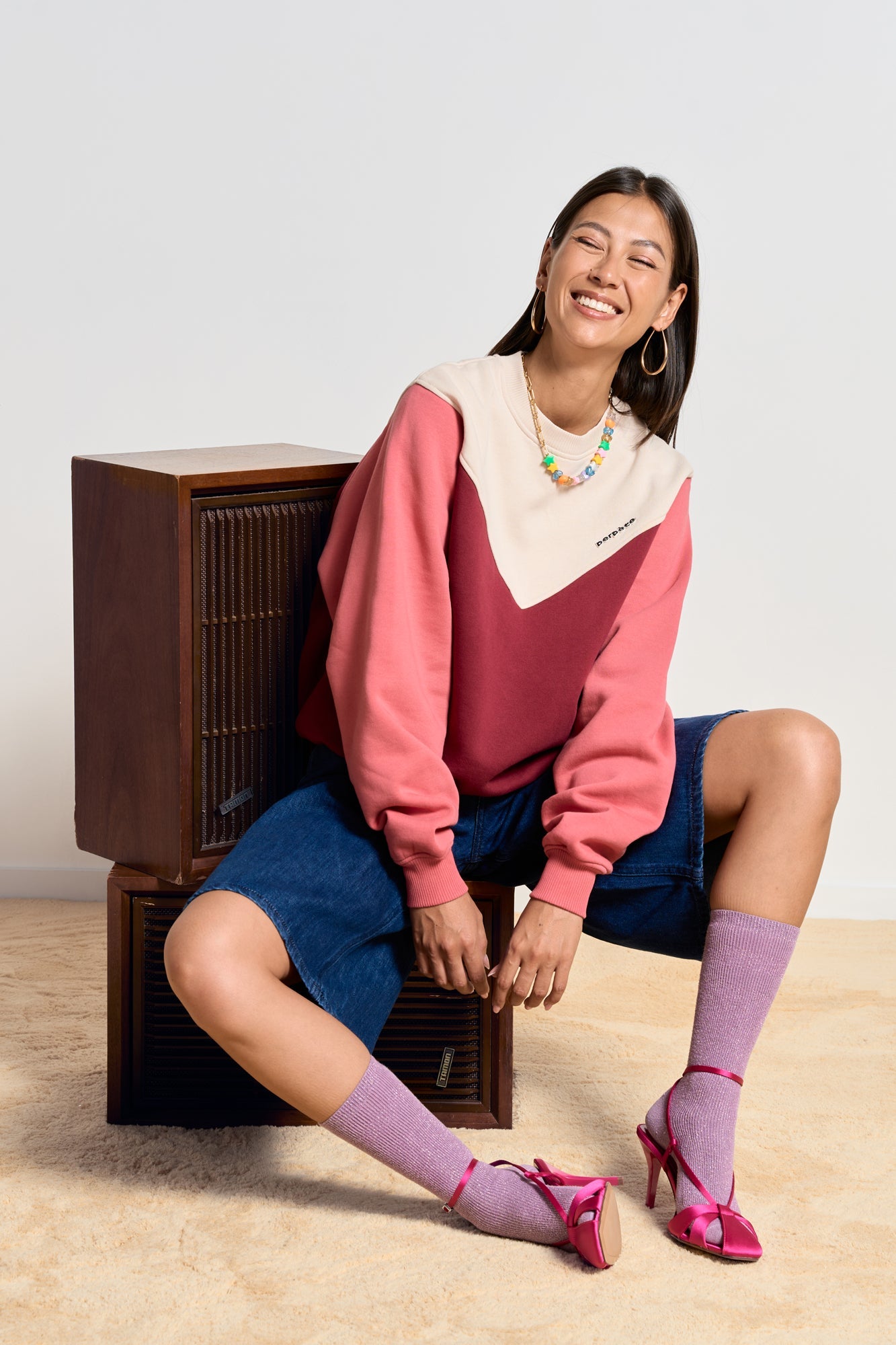 PERPÈTE - Max Bordeaux Sweatshirt