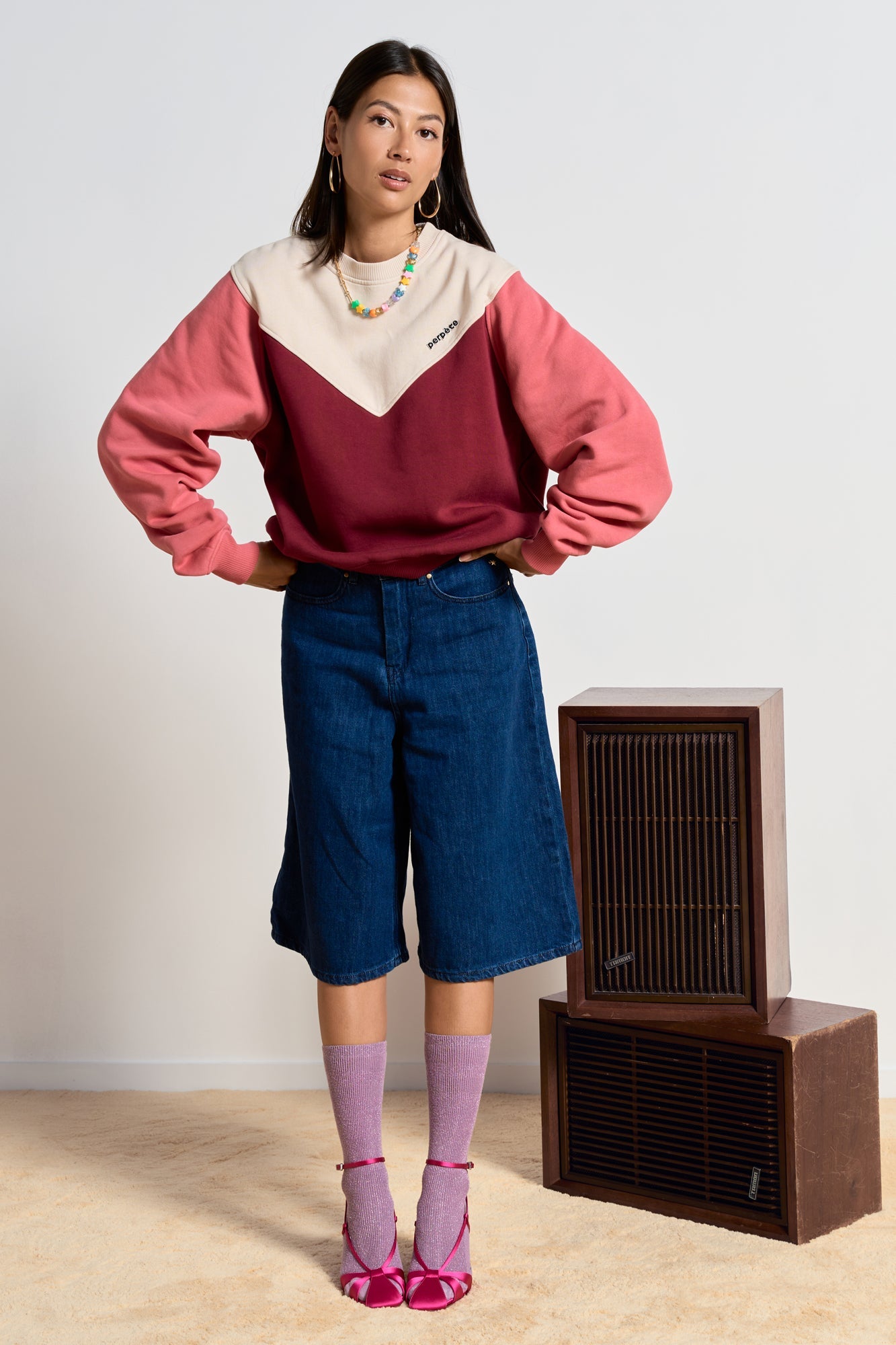 PERPÈTE - Max Bordeaux Sweatshirt