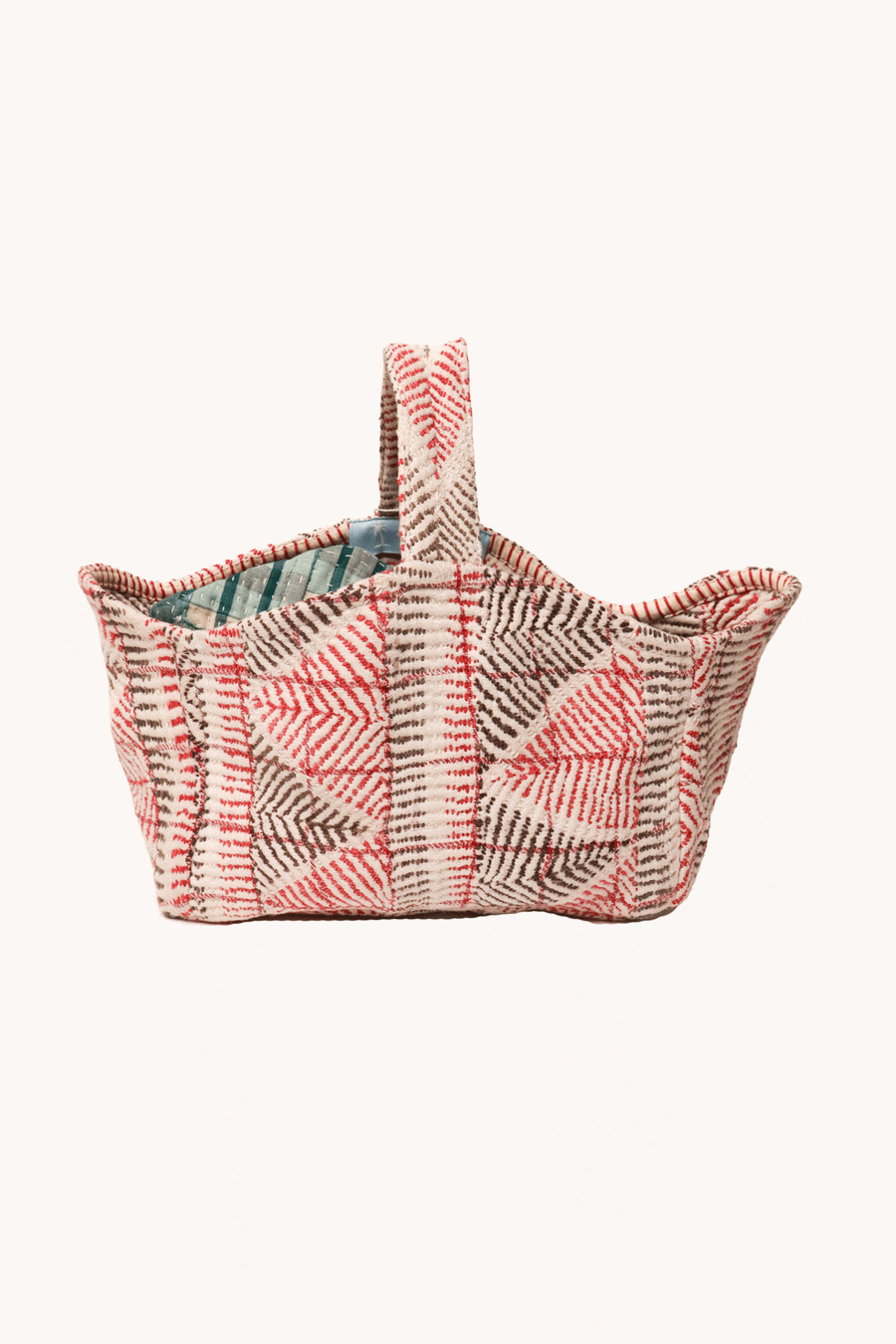 L'ÎLE BLEUE - PANIÈRE DE RANGEMENT EN KANTHA