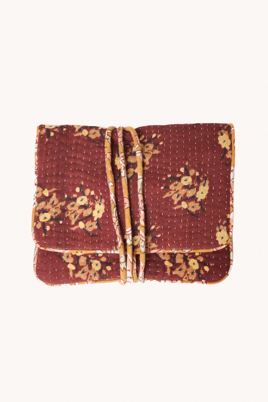 L'ÎLE BLEUE - TROUSSE A BIJOUX BORDEAUX