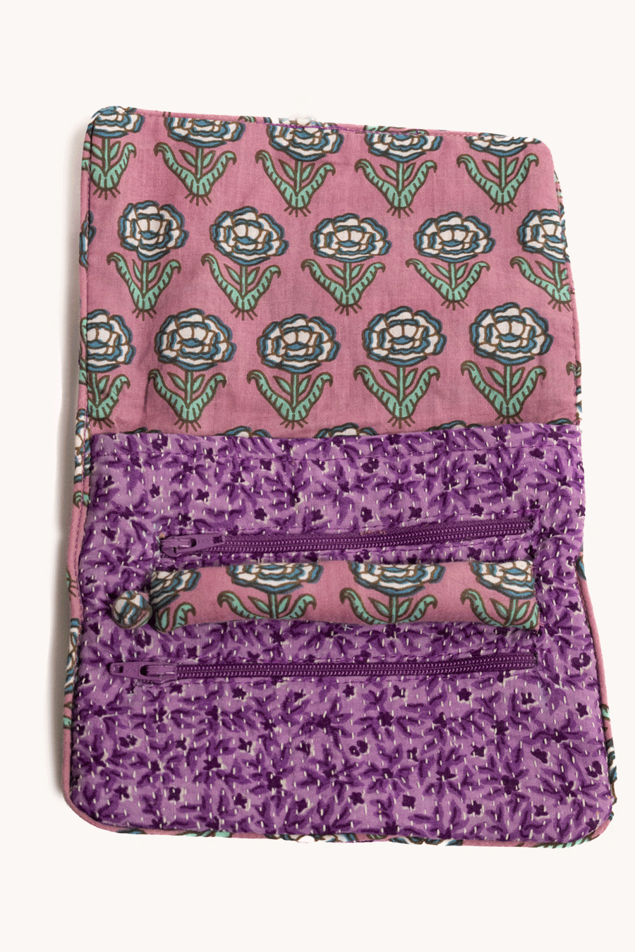 L'ÎLE BLEUE - TROUSSE À BIJOUX VOYAGE VIOLETTE