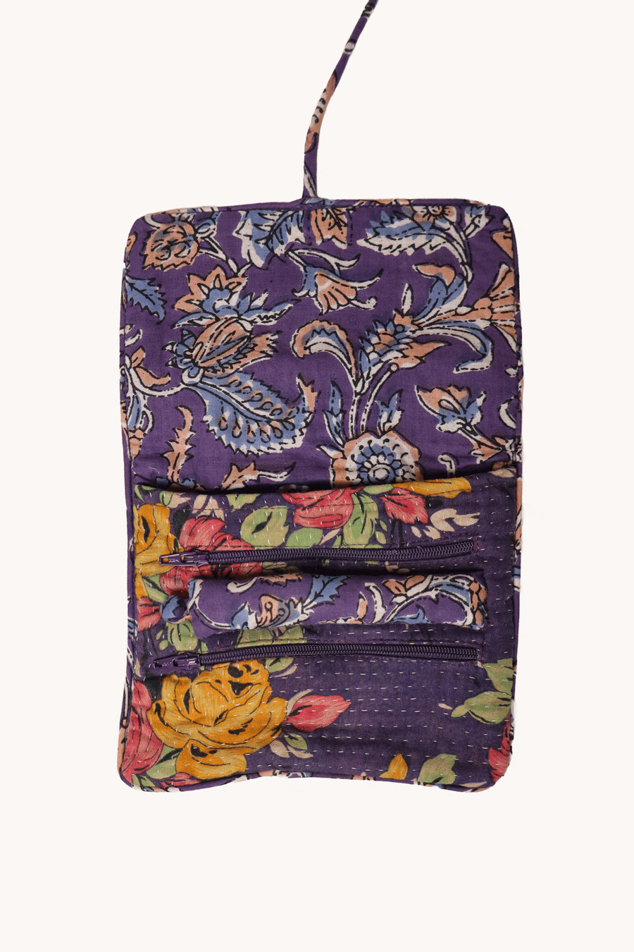 L'ÎLE BLEUE - TROUSSE A BIJOUX MAUVE