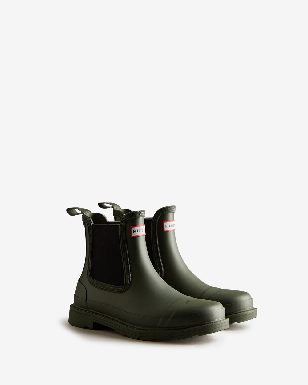 HUNTER - Women's commando chelsea boots