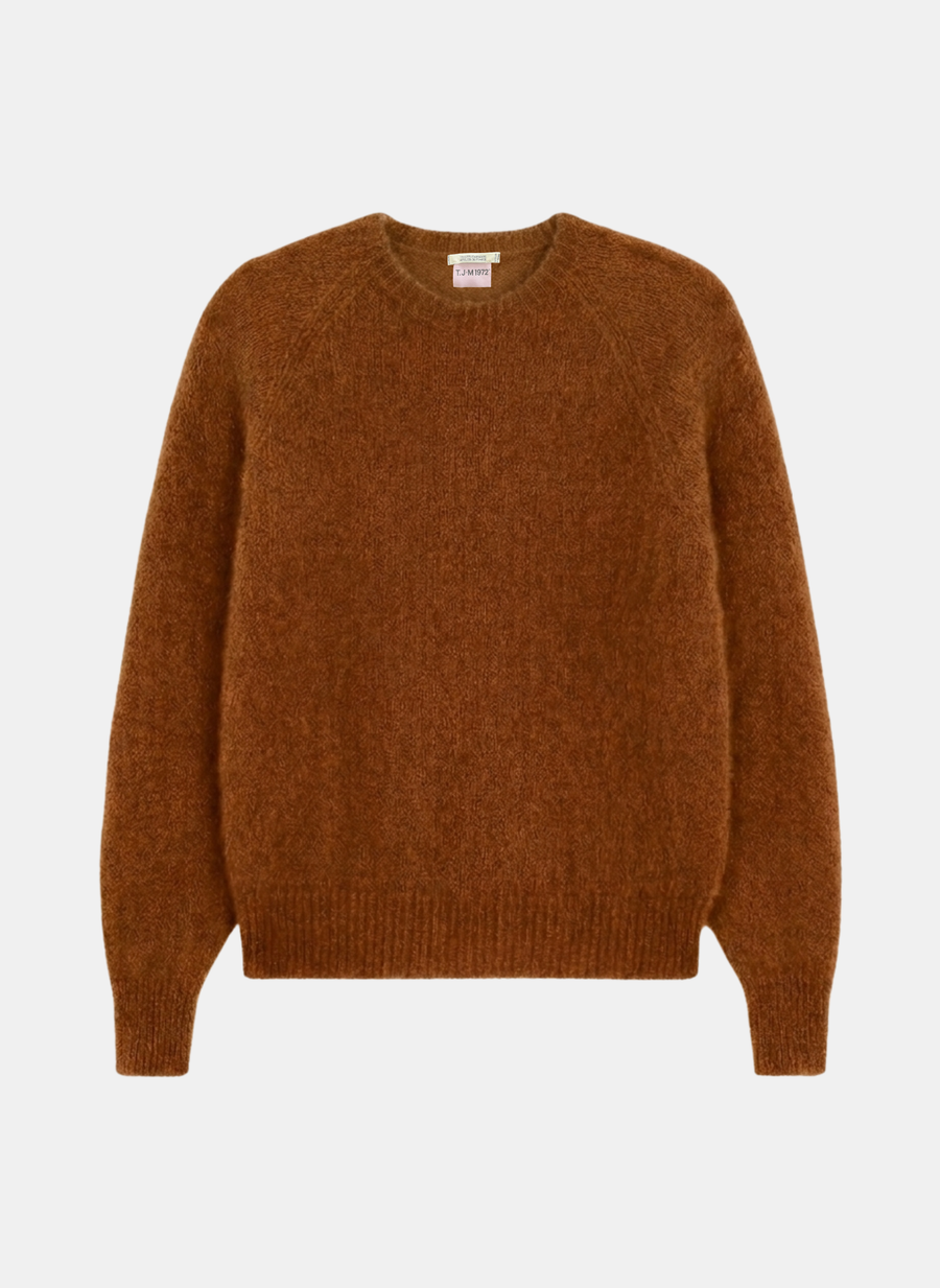 TRICOT JEAN MARC - PULL ANOUCH COL ROND OCRE
