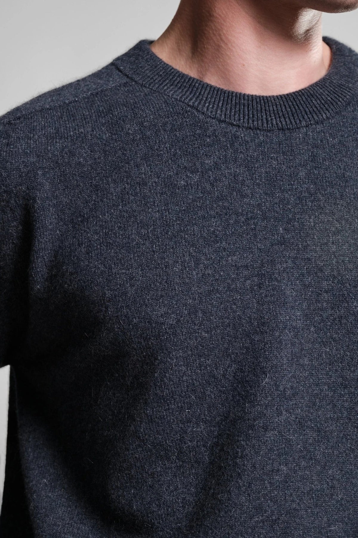 Pull Armen Navy Mix Nitto Knitwear, autre angle de vue