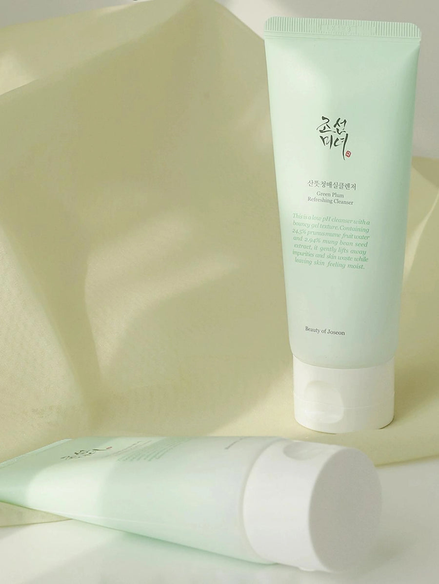 Nettoyant rafraîchissant à la prune verte Beauty of Joseon, détail du packaging