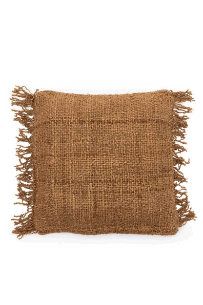 BIZAR BAZAR LIVING - HOUSSE DE COUSSIN MARRON OMG