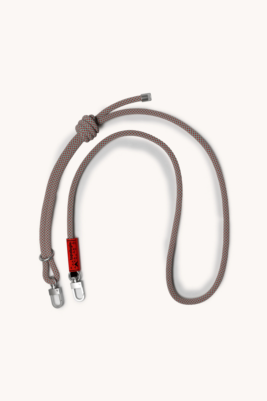 TOPOLOGIE - CORDON 8MM STRAPS ROPE GREY, RED AND BLUE