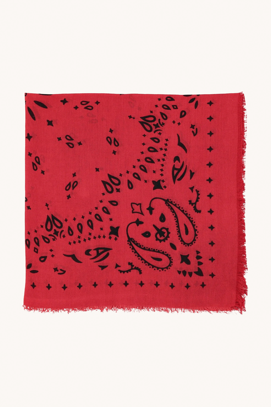 FOULARD BANDANA PASLEY ROUGE