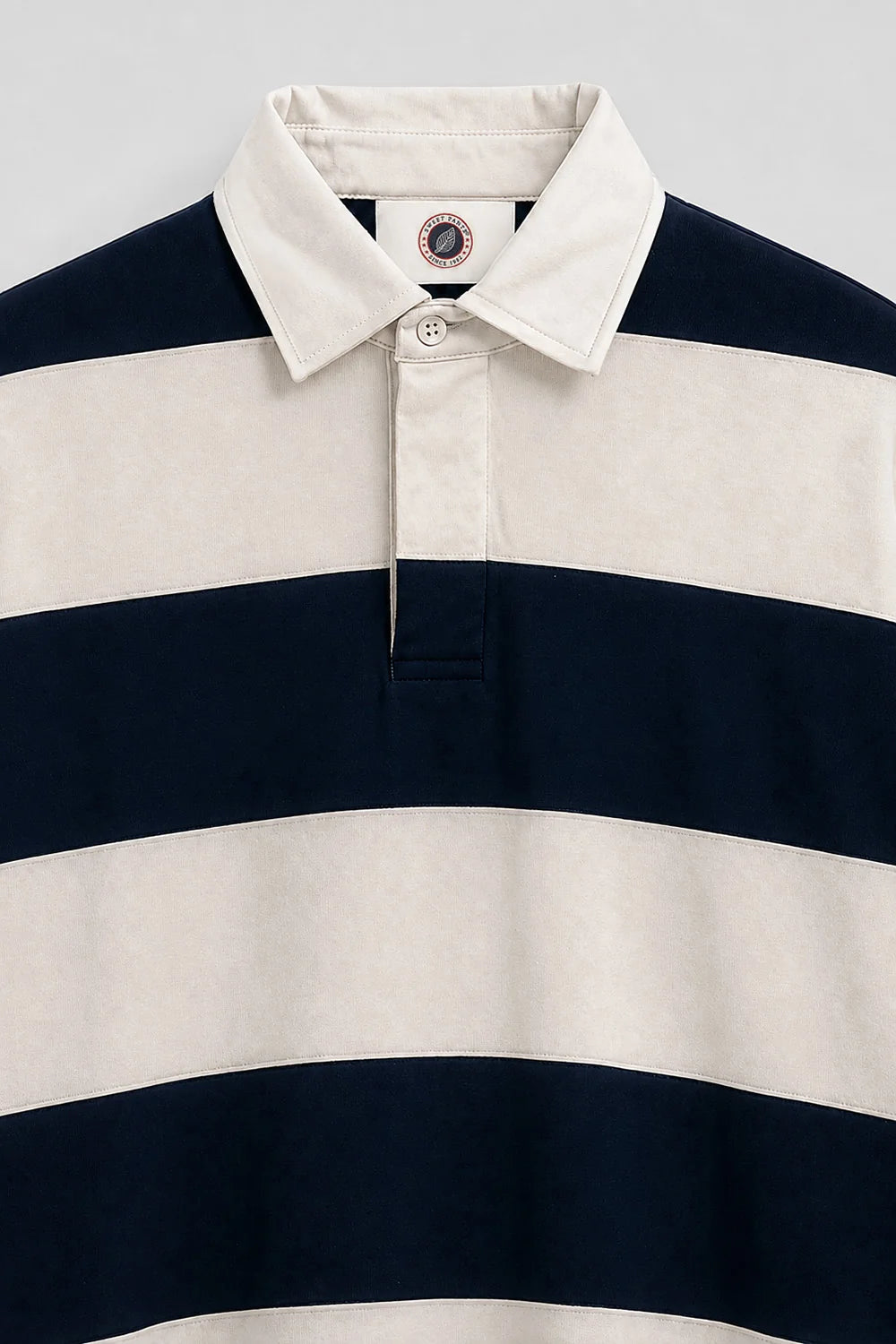 Polo rugby rayé homme Sweet Pants coloris night, vue supplémentaire