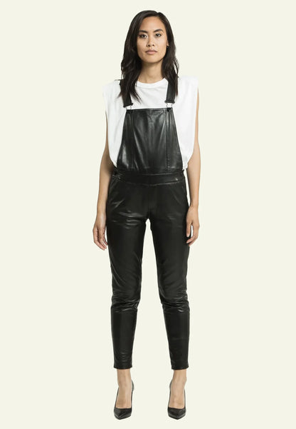 SERGE PARIENTE - SALOPETTE EN CUIR