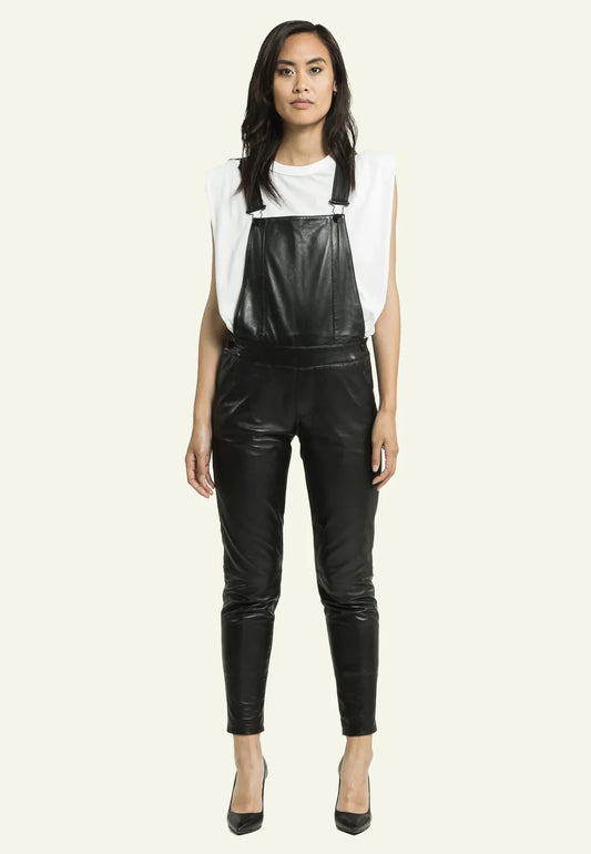 SERGE PARIENTE - SALOPETTE EN CUIR