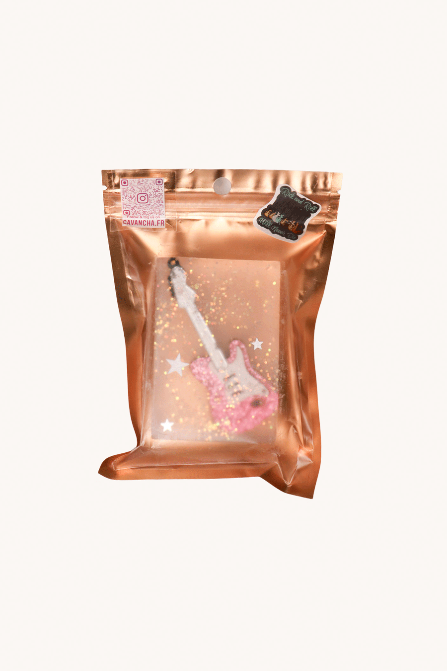 CAVANCHA - SAVON ROCK PAILLETTES GUITARE