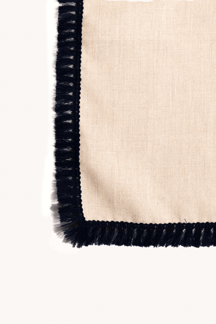 GIARDINO SEGRETO - SERVIETTE NAPPE EN LIN BLEU