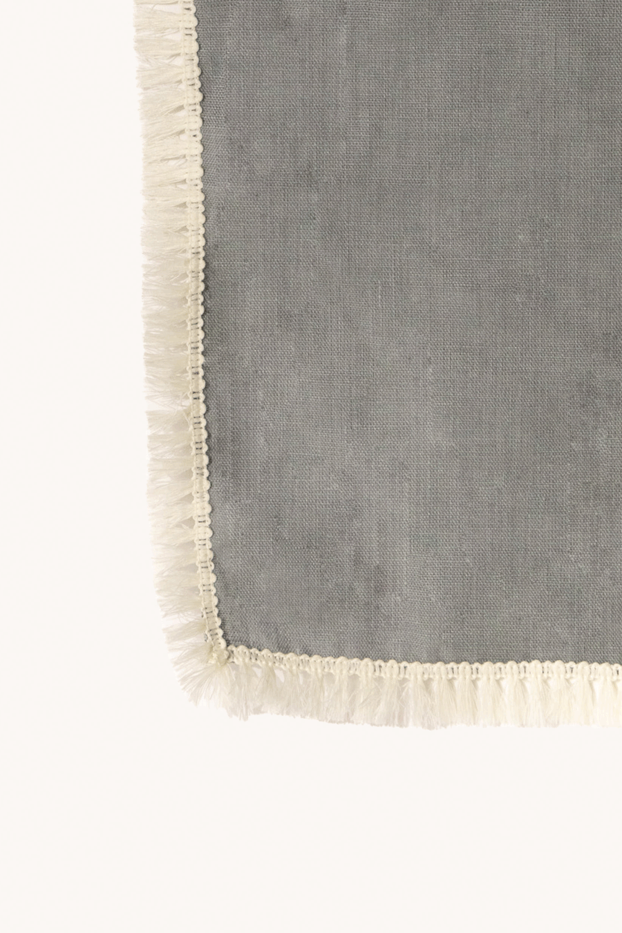 GIARDINO SEGRETO - SERVIETTE NAPPE EN LIN CREME